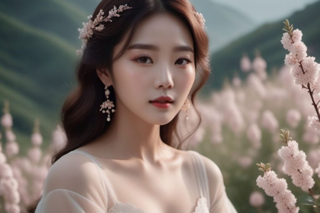 Nature Inspired Korean Girl