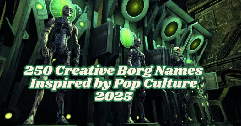 250 Creative Borg Names Inspired by Pop Culture (2025