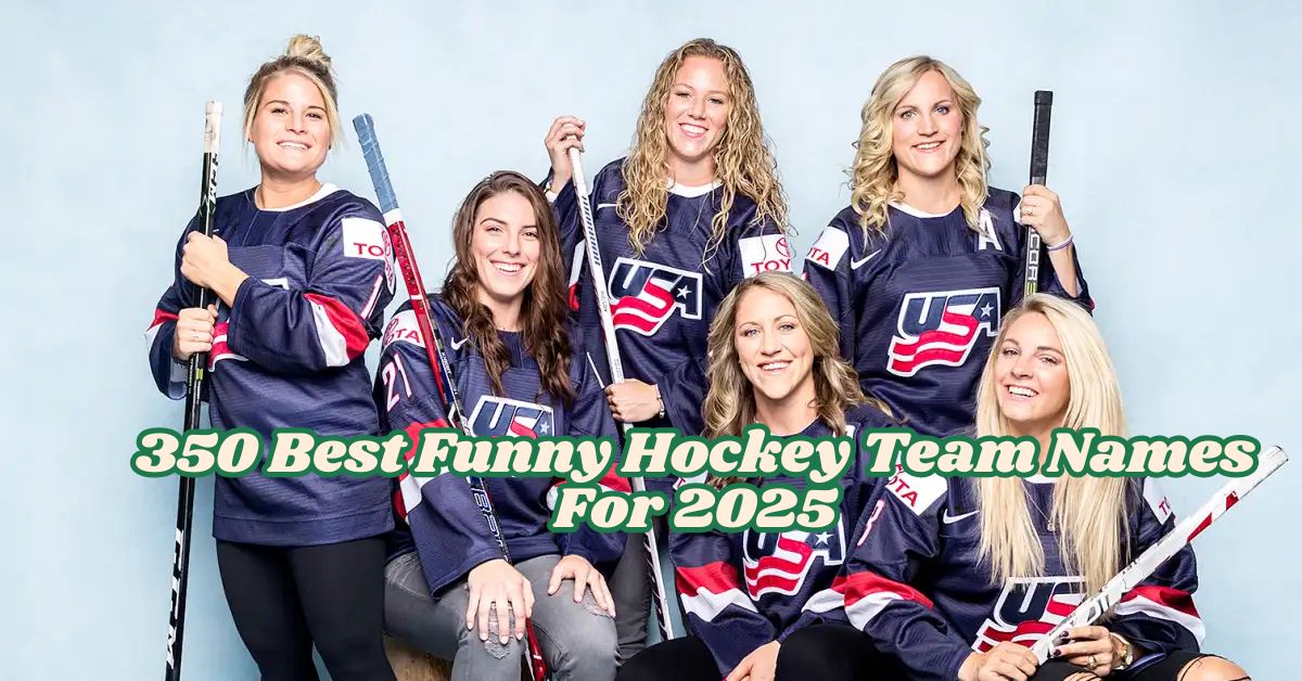 350 Best Funny Hockey Team Names with Meanings (2025)