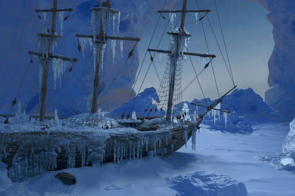 Cold & Ice Themed Pirate Ship