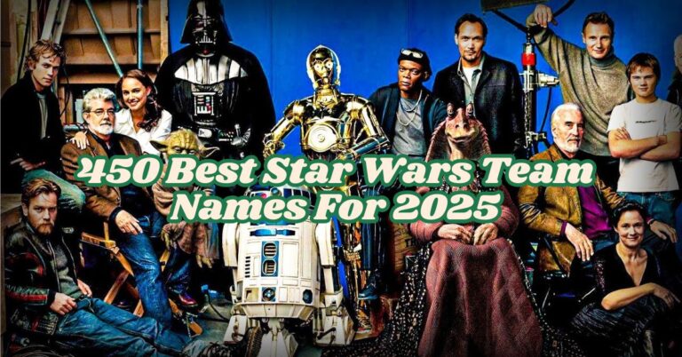 450 Best Star Wars Team Names with Meanings for 2025