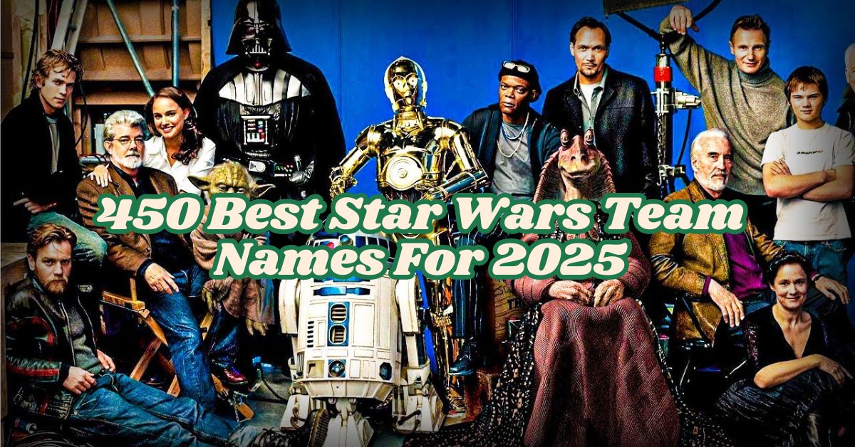 450 Best Star Wars Team Names with Meanings for 2025