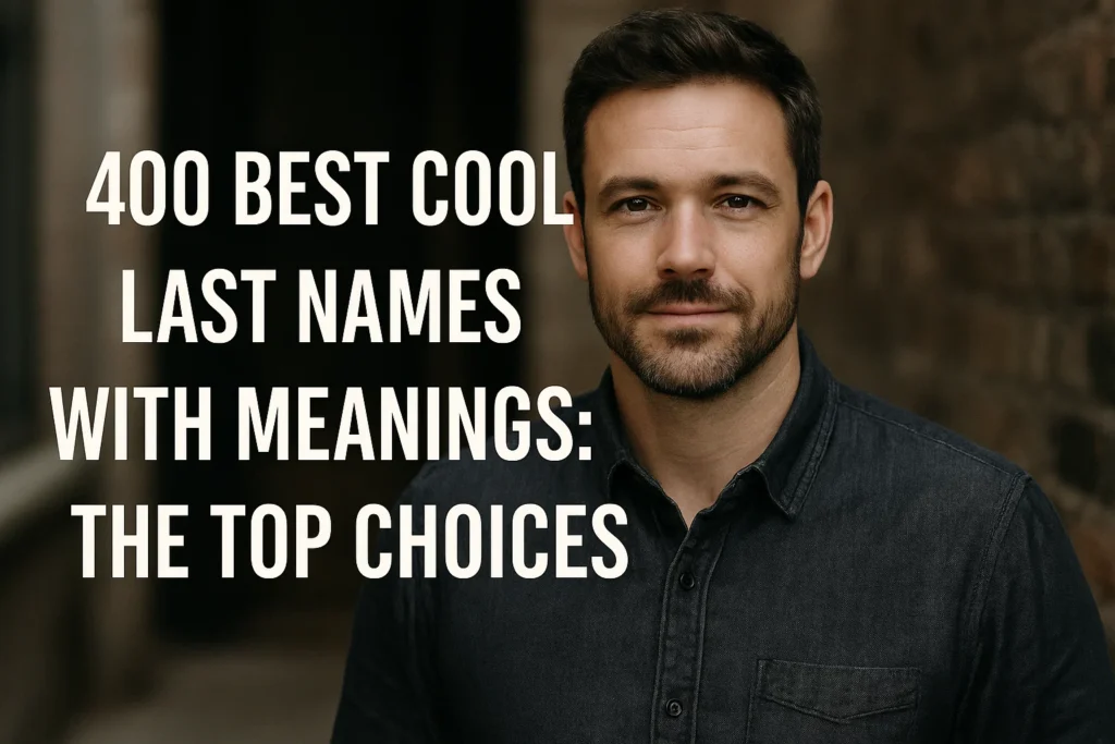 Best Cool Last Names with Meanings Best Cool Last Names with Meanings