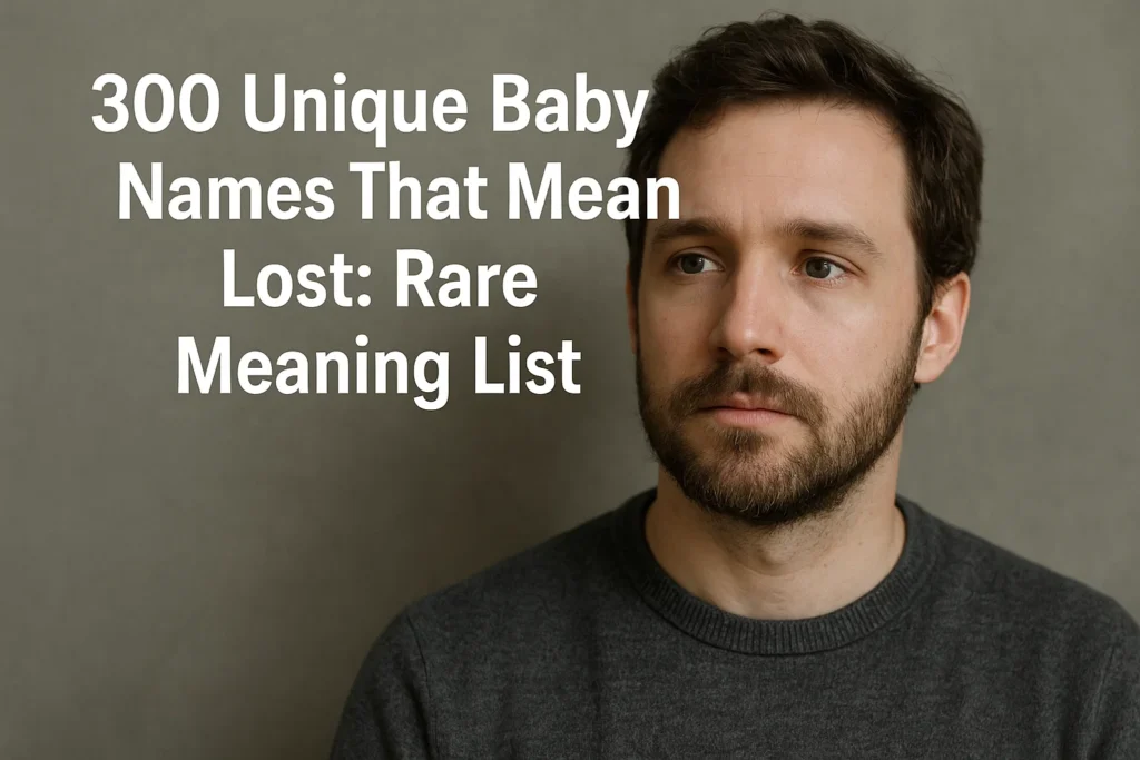 Unique Baby Names That Mean Lost Unique Baby Names That Mean Lost